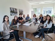 Die Vertreter:innen der ÖH an der Pädagogischen Hochschule im Rektorat